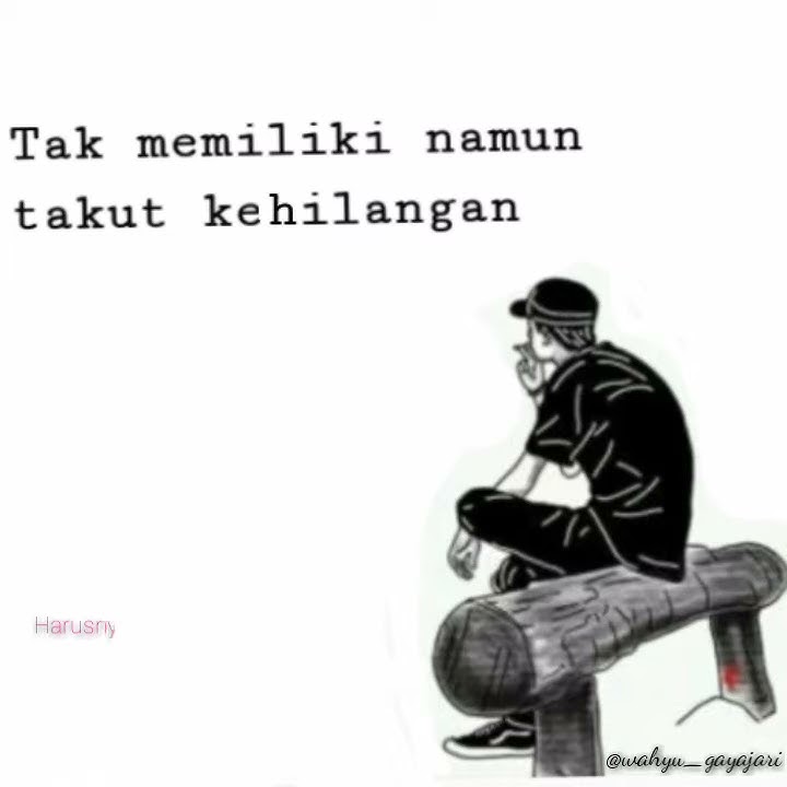 Status WhatsApp baper galau