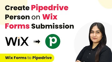 How to Create Pipedrive Person on Wix Forms Submission | Wix Forms to Pipedrive