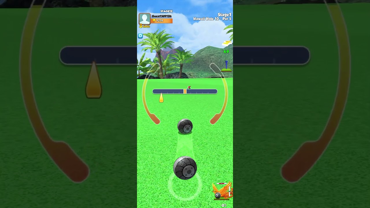 Golf Rival Tutorial - Eagle tip- Adjusting for 4.9 wind on white ring (with phoenix)
