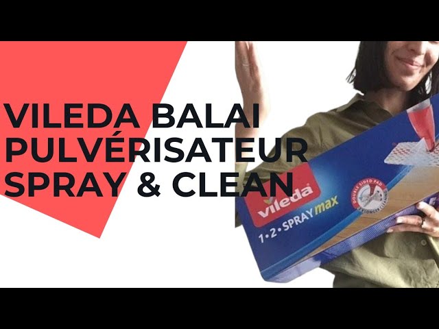 Vileda Balai lave sol Spray & Clean, avec réservoir d'…