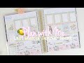 Plan with Me // Printable Stickers // Recollections Planner