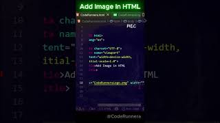 How to Add Image in HTML 🔥 | Image Tag Tutorial 💻 | Beginners Easy HTML 🚀 | CodeRunnera #CodeRunnera