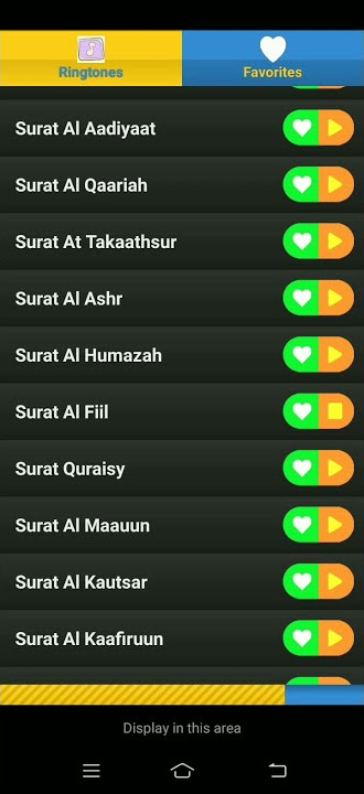 Alhamdulillah lantunan ini bisa diputer ringtone HP
