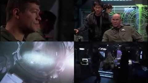 The Battle at the Supergate (P3Y-229) with Prometheus, Daedalus and Apollo. Stargate fan made video.