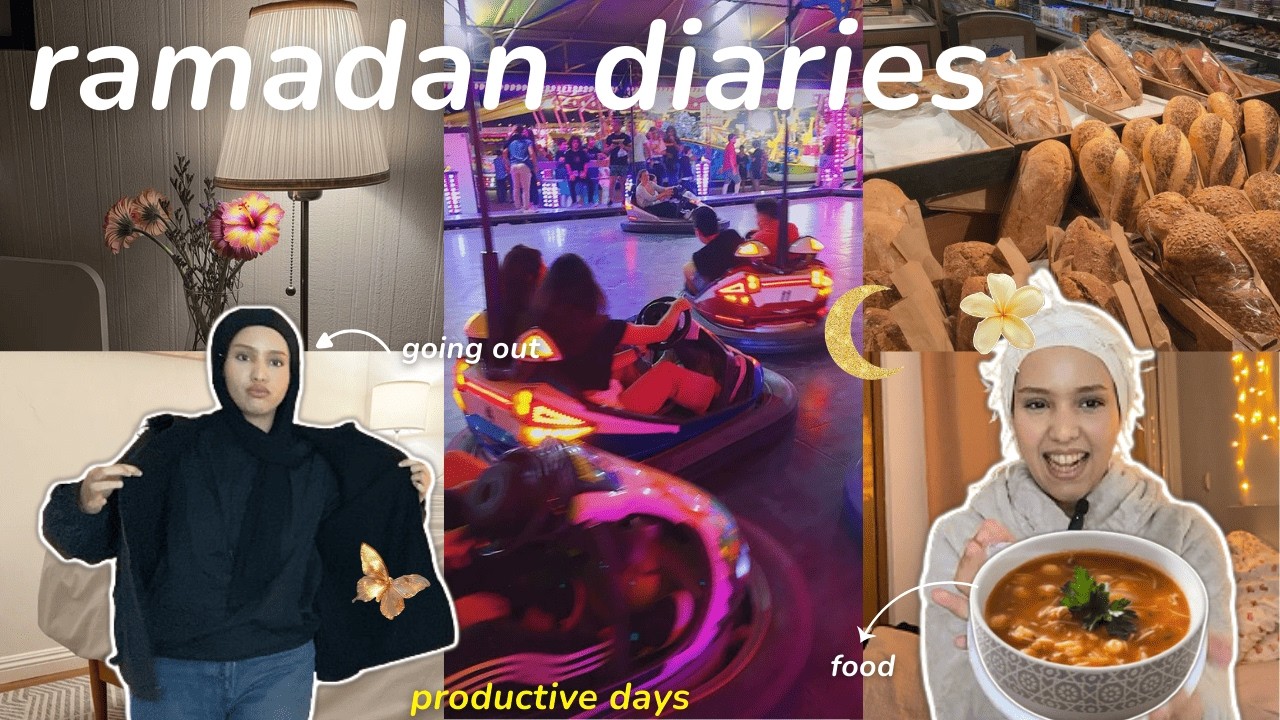 ramadan diaries 🌙 | أيام في رمضان  ، ✨🎀( productive & fun days ..)
