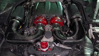 Mercedes AMG C63 S PTG 1000 Turbos E50 Meth vs 2020 Toyota Supra Pure 800 Turbo E85 Meth