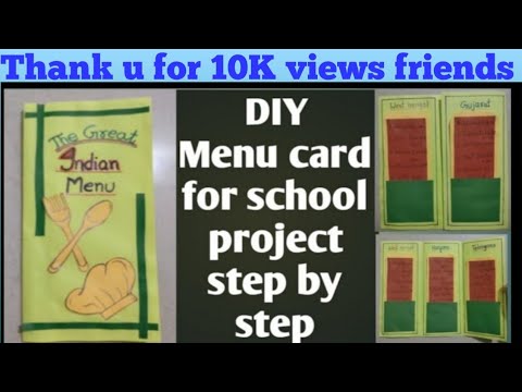 Video: How To Make A Child's Menu