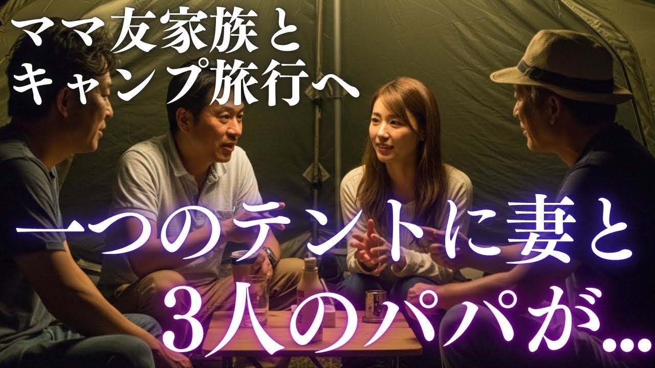 ママ友家族と夏キャンプ！汗だくで   【朗読・小説】