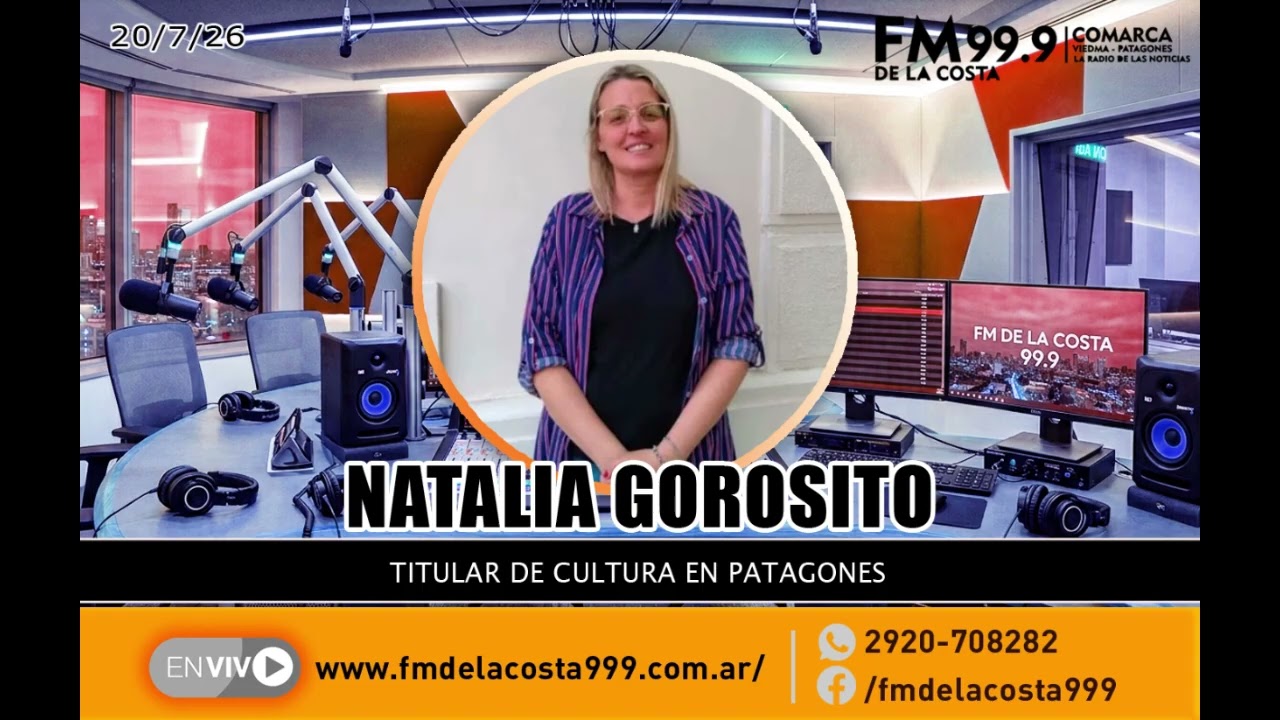Natalia Gorosito - FM DE LA COSTA 99.9 - 20/7/26