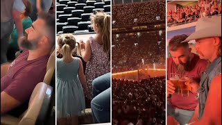 🩷 Girl Dad Jason Kelce + Kylie Kelce Take Daughters to 1st Taylor Swift Concert in Miami
