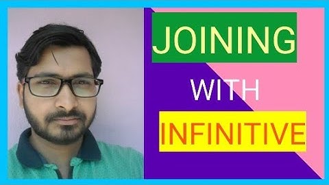 #knowledgeseeker# Two simple sentence joining with infinitive