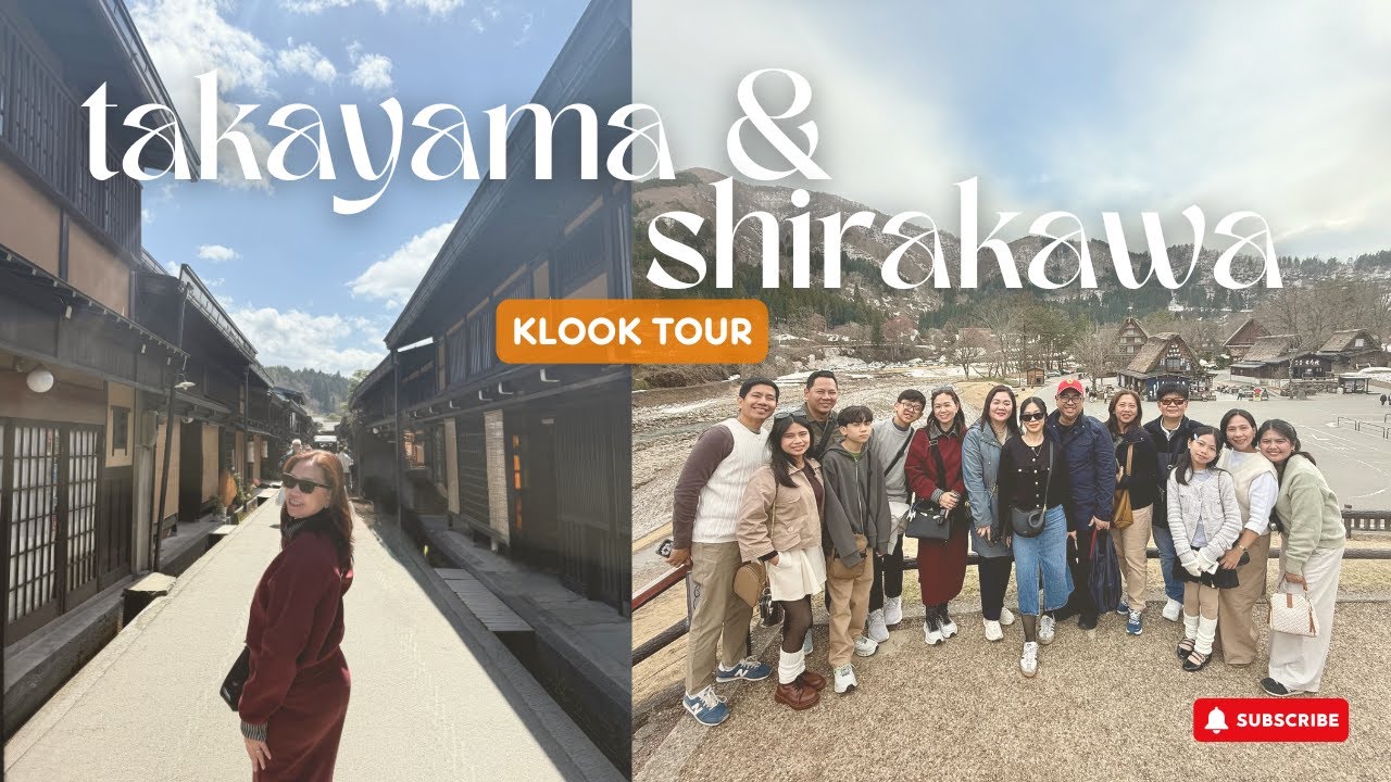 TAKAYAMA AND SHIRAKAWA-GO KLOOK TOUR 🇯🇵 | IS IT WORTH IT?