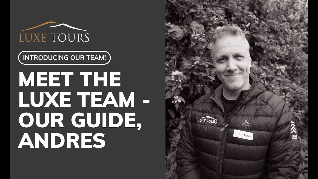 Meet the Luxe Tours team - our Te Anau to Milford Sound guide, Andres!