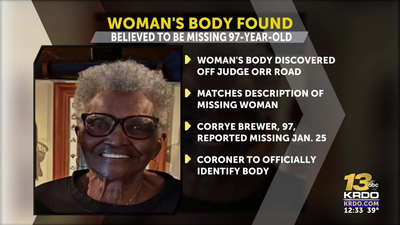 Body found in Falcon believed to be missing 97-year-old woman - YouTube