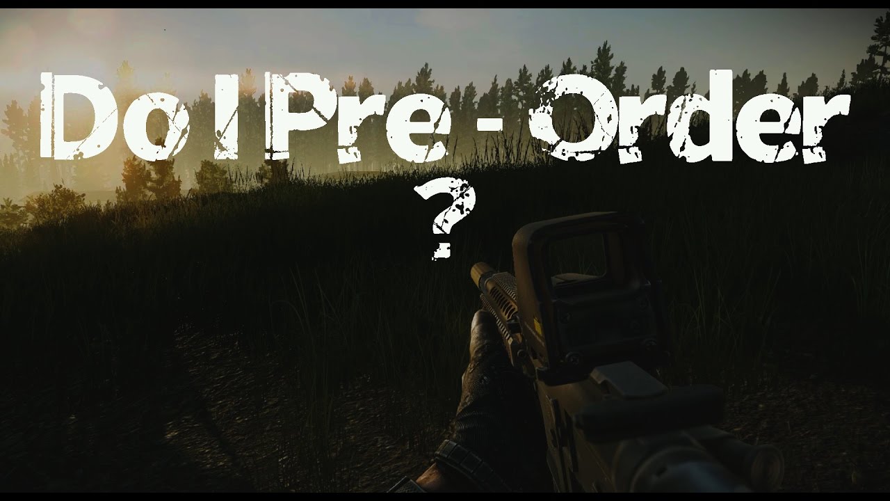 escape from tarkov pre order