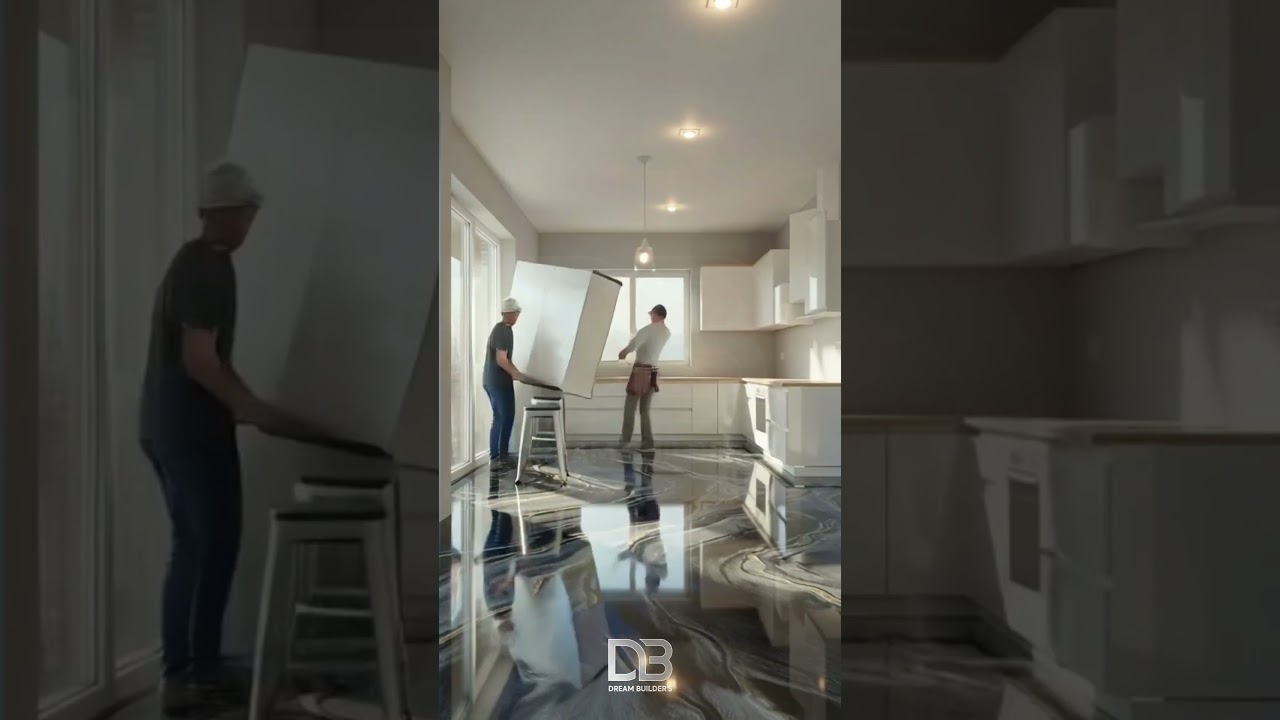 No way .. a glowing Kitchen floor?!  