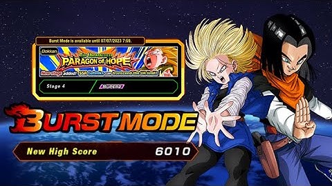 HOW TO GET 6000 BURST MODE SCORE USING ANDROIDS: SUPER SAIYAN 3 GOTENKS EVENT: DBZ DOKKAN BATTLE