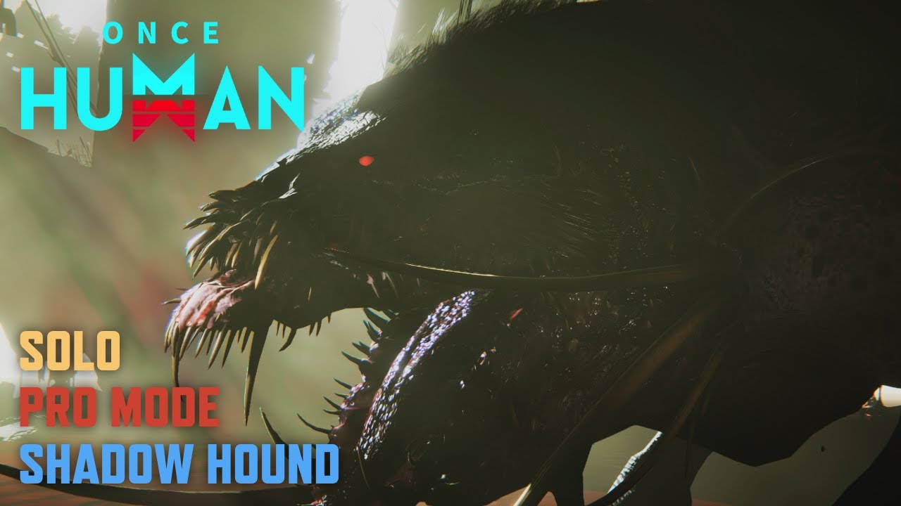 Once Human - Solo Pro Shadow Hound