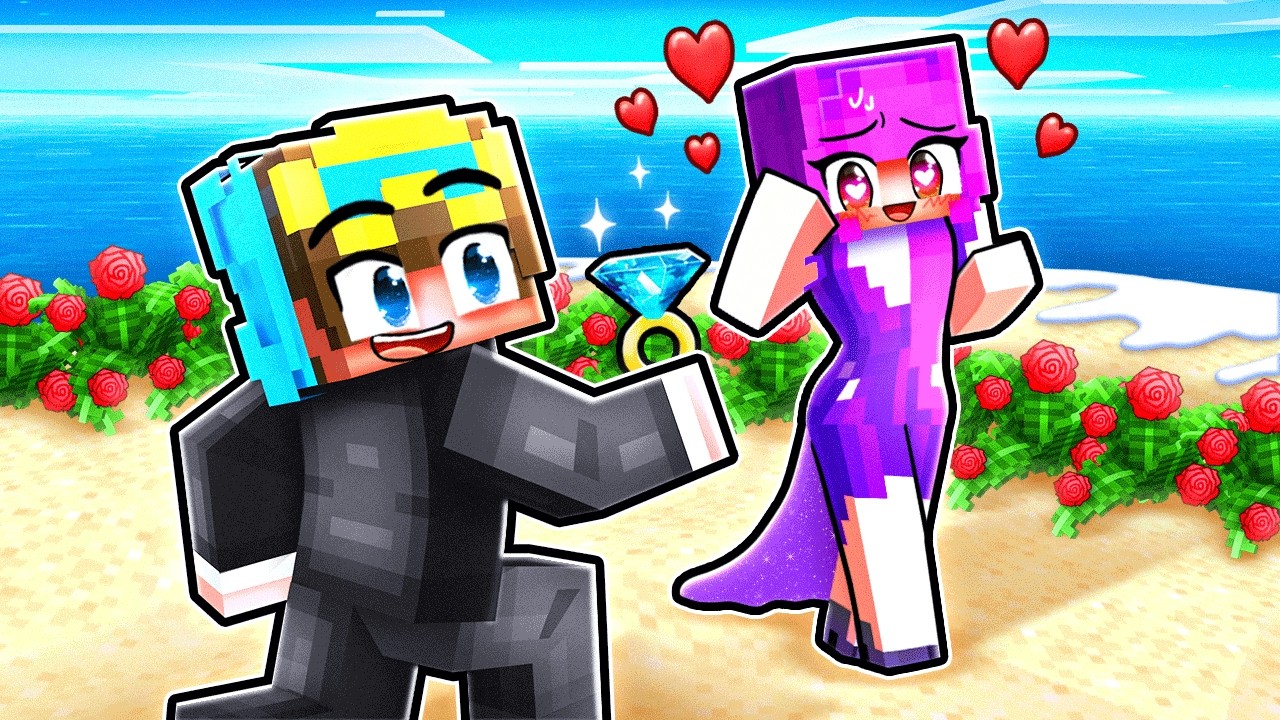 Nico PROPOSES To His CRUSH In Minecraft! - YouTube