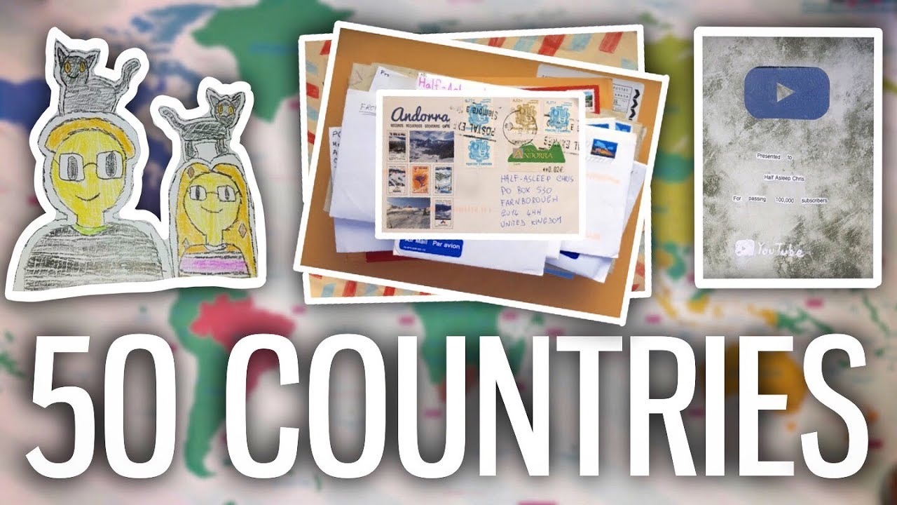 50 COUNTRIES! Massive PO Box Opening - A grand total of 50 countries and 43 UK counties! Thanks so much to everyone who sent something in!
