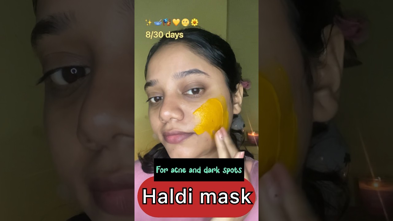 Haldi mask for acne 🎭🥣🌼shorts shortsfeed ytshorts saishhmaa YouTube