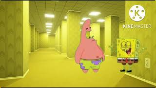 SpongeBob and Patrick in the Backrooms