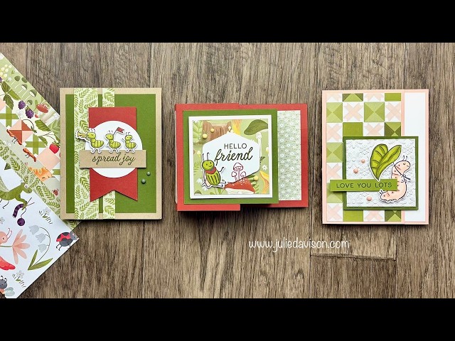 FREE Class! 3 Stampin' Up! Cute as a Bug Cards | February 2026