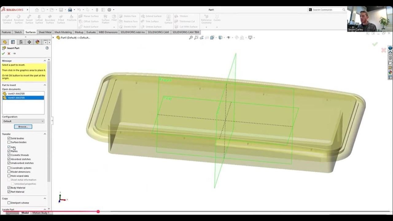 CAD - Master Model Technique - YouTube