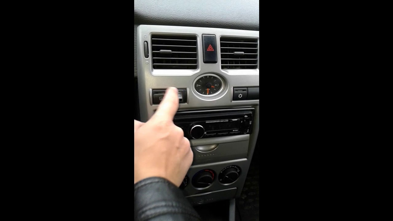 Настройка магнитолы приора