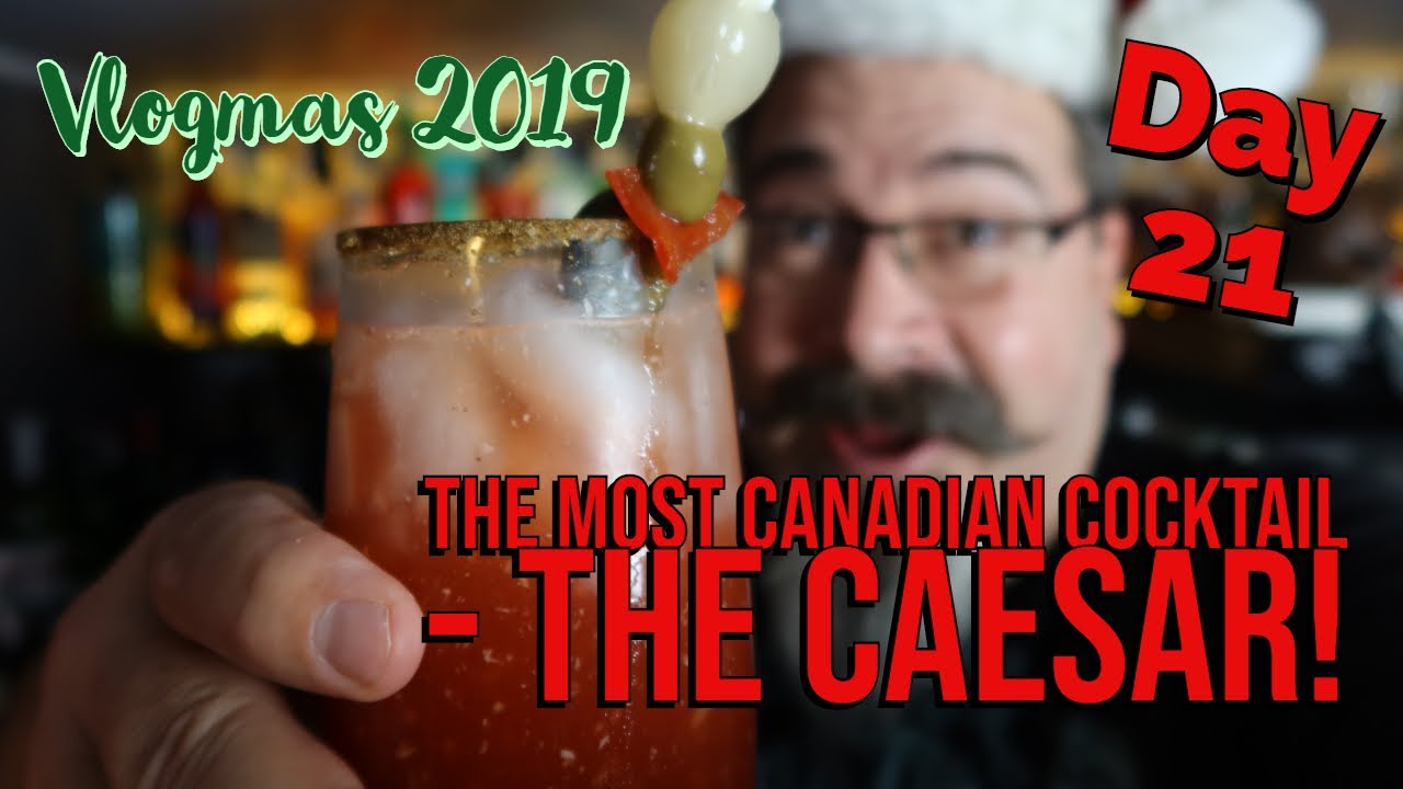 Vlogmas 2019 Day 21 The Most Canadian Cocktail The Caesar | Walking the dogs in my shorts
