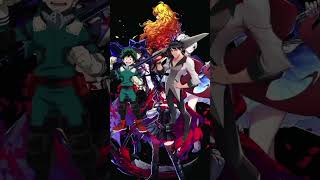 deku vs rwby verse #anime #myheroacademia #rwby #deku #rubyrose #weißes #blakehighschool #yang