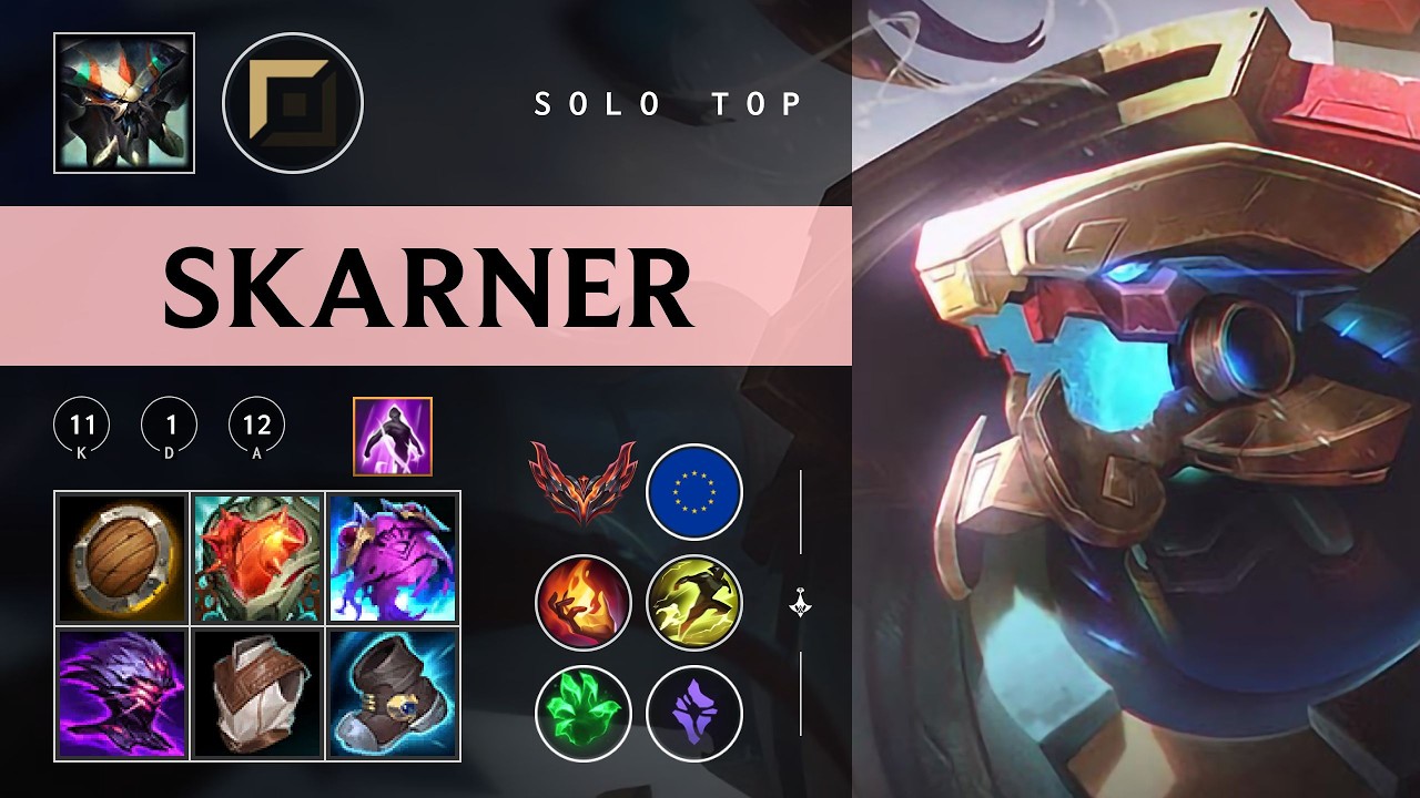 Skarner Top vs Vayne - EUW Grandmaster Patch 26.04