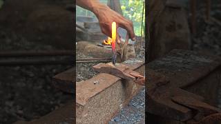 Amazing Blacksmith Work! Traditional Iron Forging Skills and Powerful Hammering in Action 🔨🔥