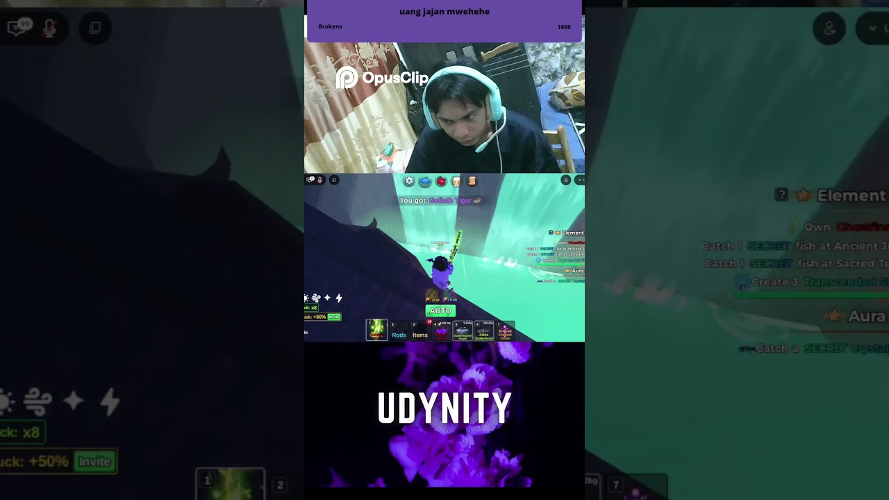 MANCARI IKAN LANGKA DI GAME  ZEBRA SNAKEHEAD & GOLIATH TIGER!