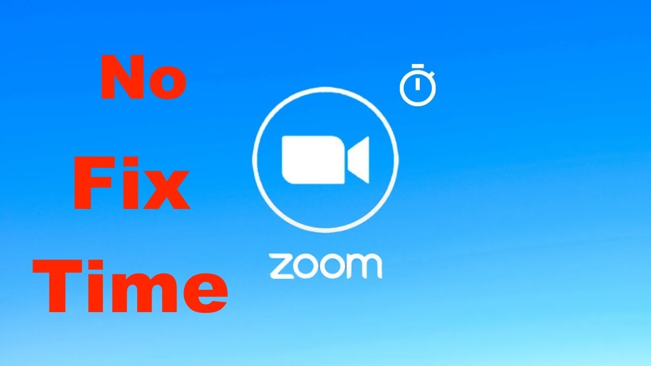 Zoom No Fixed Time Option Missing