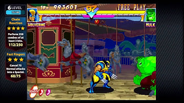 Marvel vs. Capcom Origins - Wolverine Playthrough (MSH)