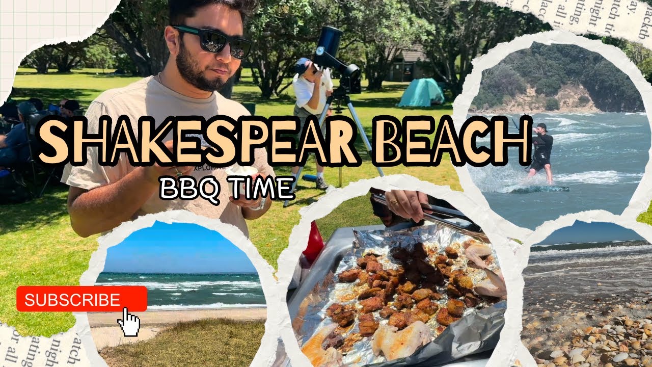 Day out on Auckland beach(Shakespear beach)