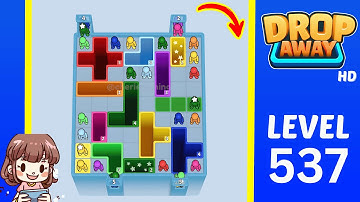 Drop Away Level 537 Solution Walkthrough