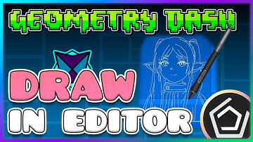 HOW TO be able to DRAW in GD EDITOR | Geometry Dash 2.2 Mod Tutorial 🛠️