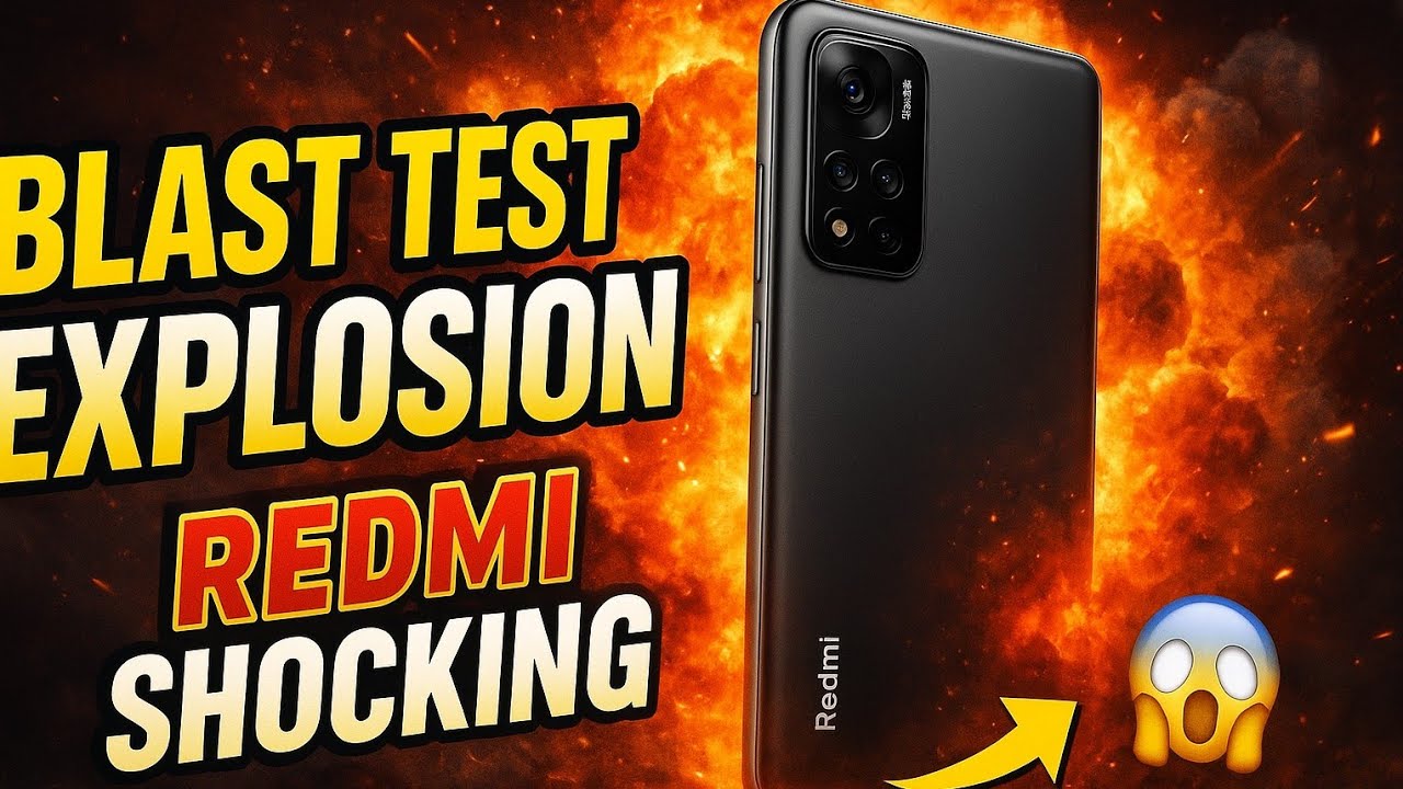 Redmi Phone Explosion Test 😱 | Blast Experiment in Real