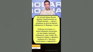 😱 «Мне снова 18!» #ДимаБилан удивил без бороды и усов