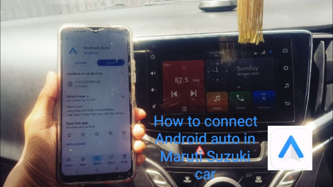 How to connect Android auto in 2025 Maruti Suzuki car - YouTube