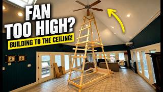 Vevor large 3 blade ceiling fan install and impressions