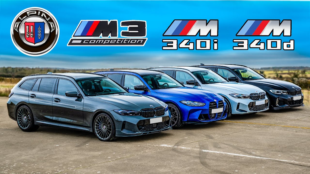 ????????? B3 vs BMW M3 vs M340i vs M340d - ????????? ????????? ?????????! - YouTube