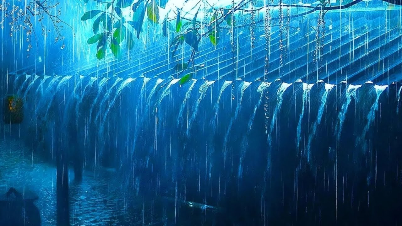 Beat Stress & Goodbye Insomnia in 3 Minutes | Heavy Rain & Thunder Sounds at Night on a Tin Roof