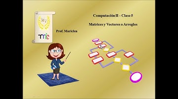 Computación 2 - Clase 5 - Vectores y Matrices o Arreglos