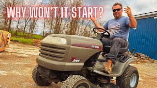 Craftsman Tractor! Briggs & Stratton - Will Not Start!