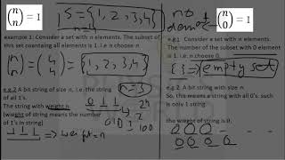 Proof of Binomial identities|Algebric proof and Combinatorial Proof| part (Video 8) | Physics World