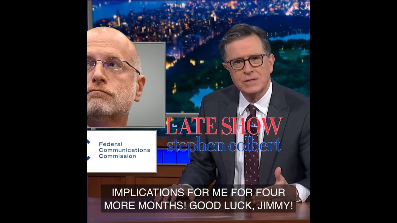 🇺🇸 Стивен Кольбер: «Новые меры по борьбе с вечерними телешоу?»