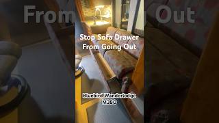 Sofa Drawer Secured - Villa Jackknife - Bluebird Wanderlodge M380